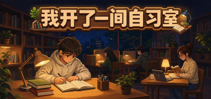 我开了一间自习室 封面