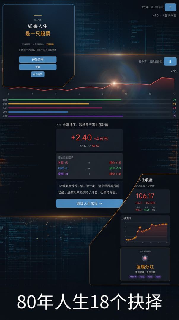 人生股票游戏截图