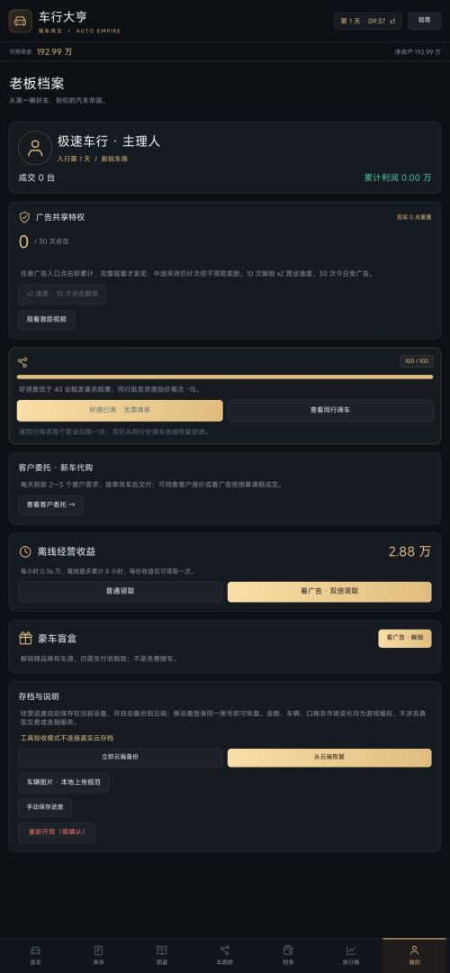 车行大亨:淘车风云游戏截图