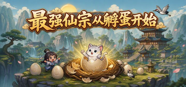 最强仙宗从孵蛋开始 封面