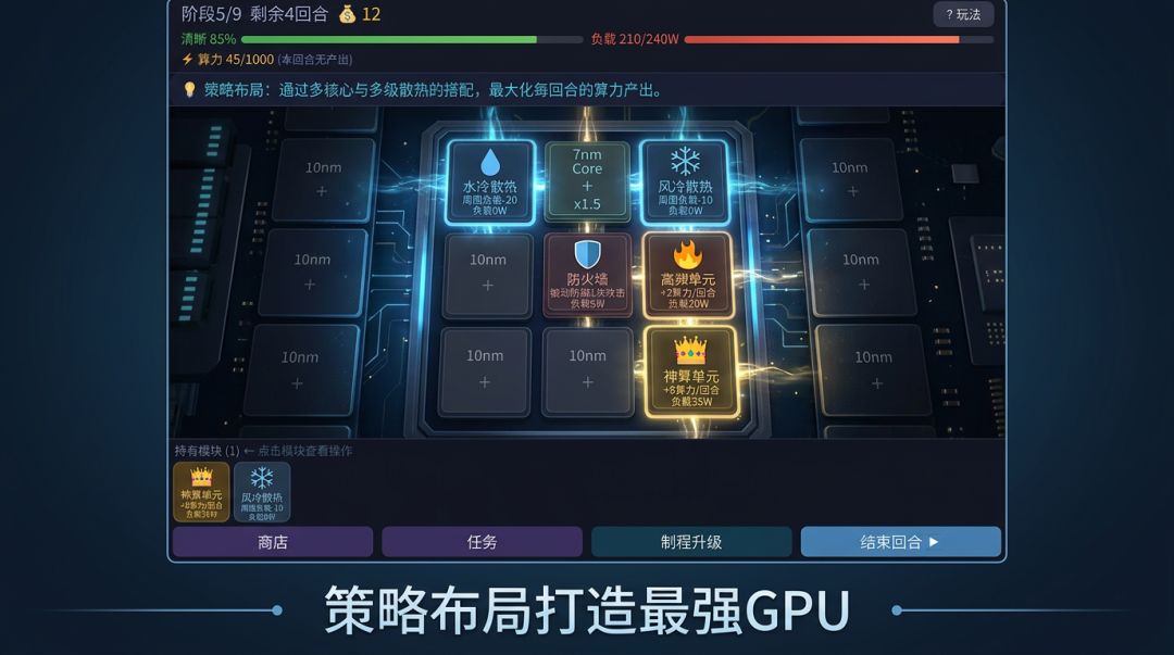 GPU算力模拟器游戏截图