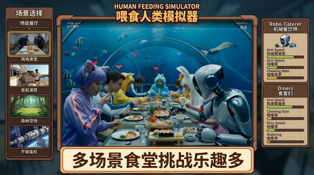 喂食人类模拟器游戏截图