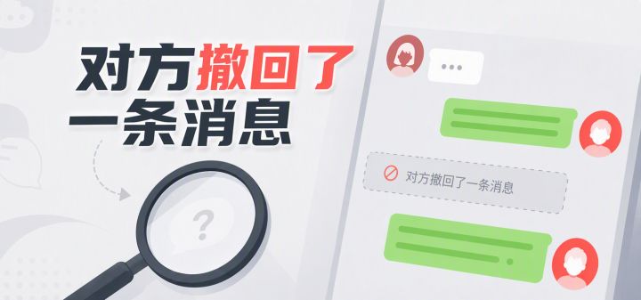 对方撤回了一条消息 封面