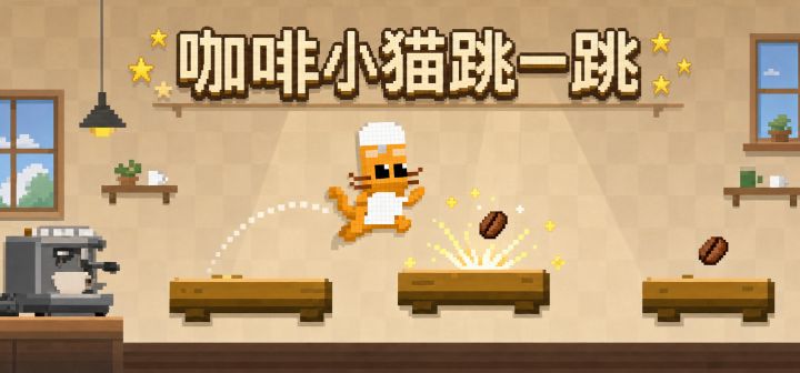 咖啡小猫跳一跳 封面