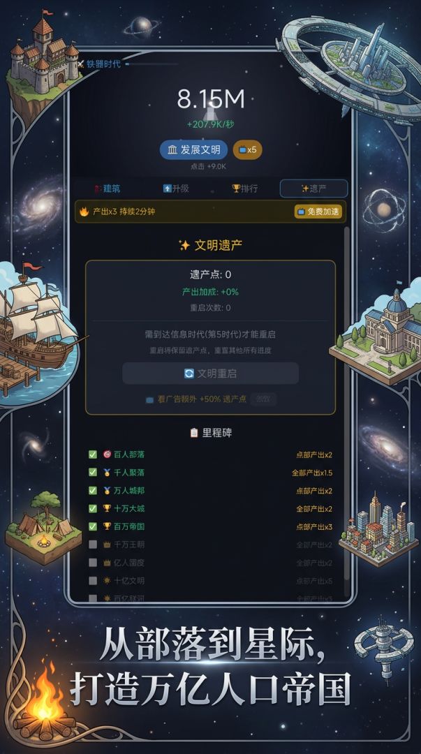 文明进化放置游戏截图