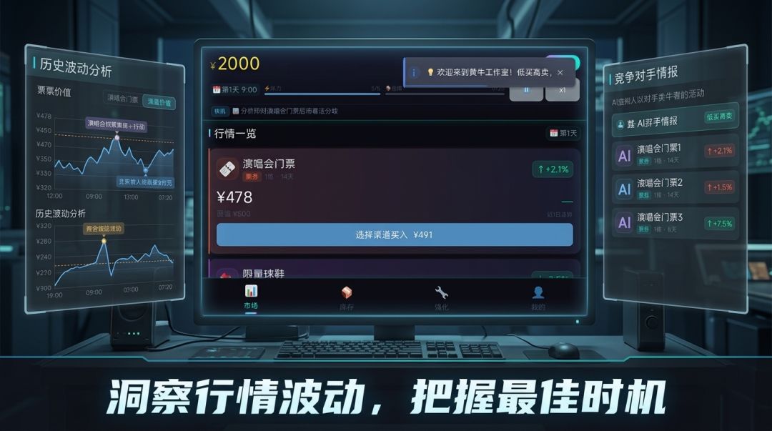 黄牛工作室模拟器游戏截图