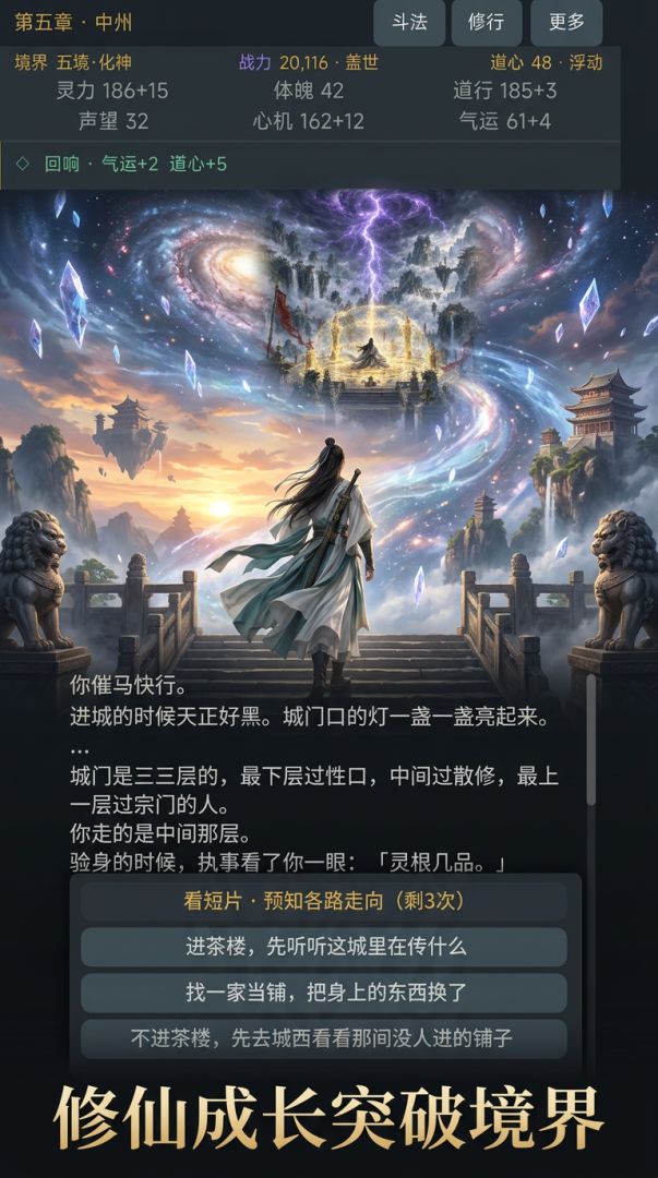 凡人修仙模拟器游戏截图