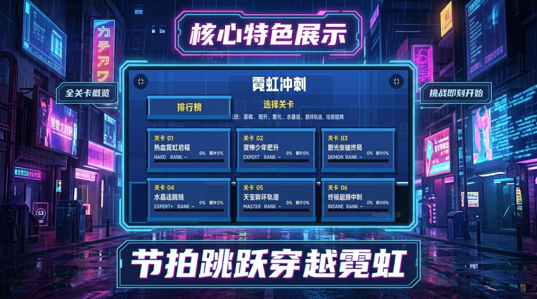 霓虹冲刺游戏截图