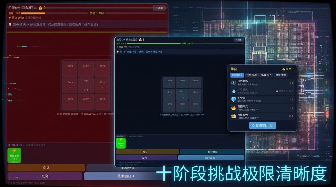 GPU算力模拟器游戏截图
