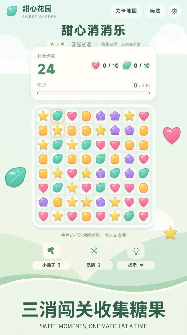 糖果花园大冒险游戏截图