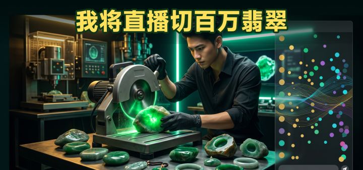 我将直播切百万翡翠 封面