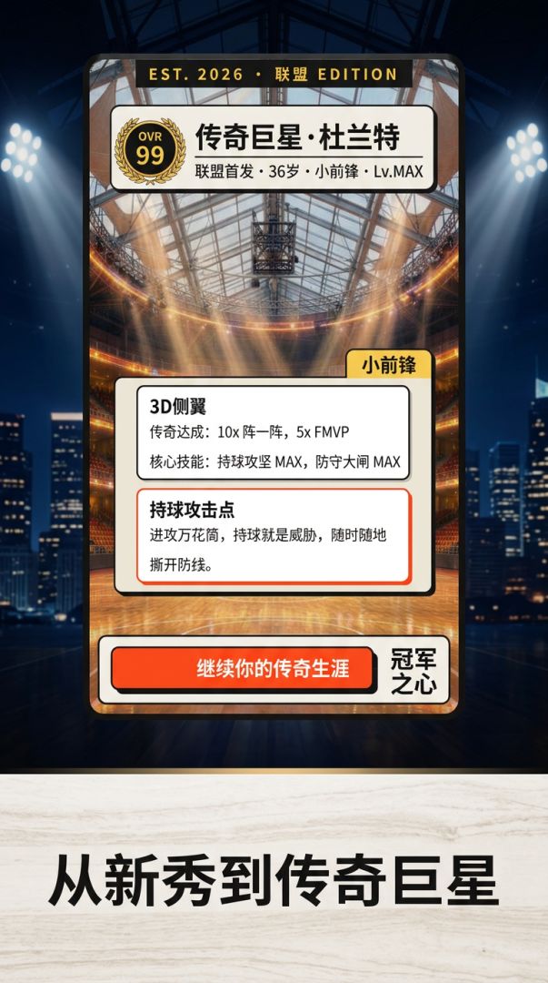 冠军之心:篮球生涯游戏截图