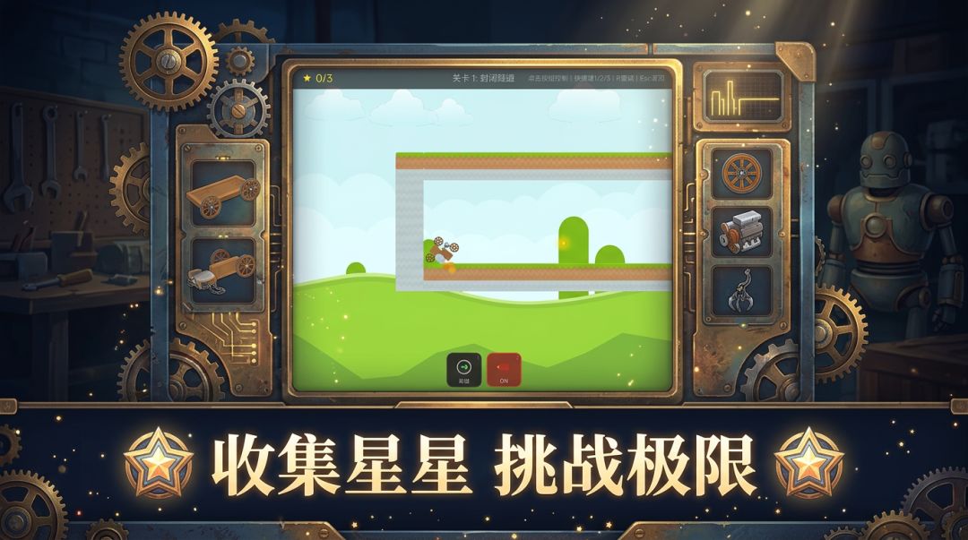 机器人跑图大冒险游戏截图