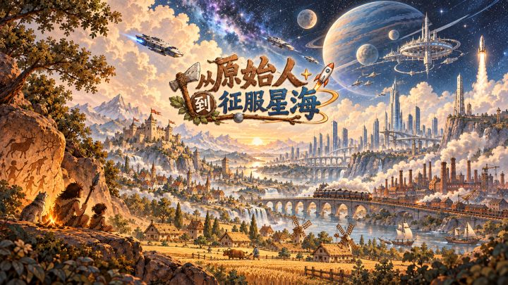 从原始人到征服星海 封面