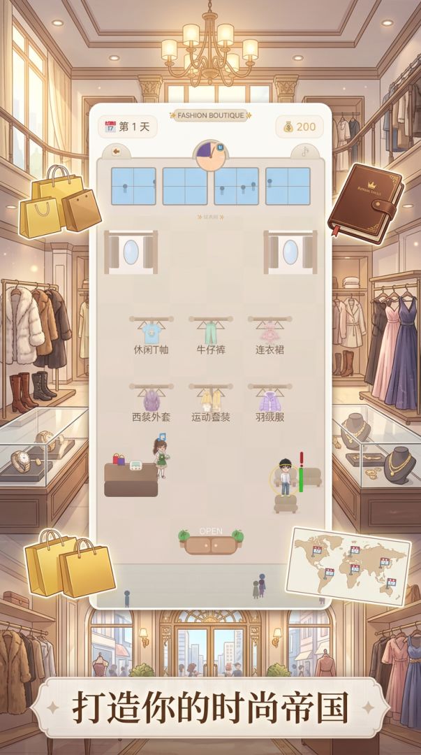 时尚服装店游戏截图