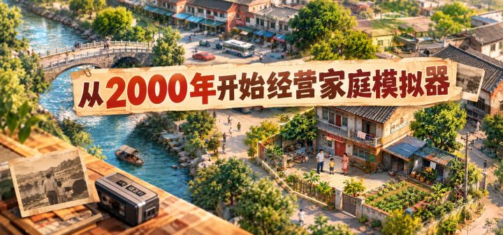 从2000年开始经营家庭模拟器 封面