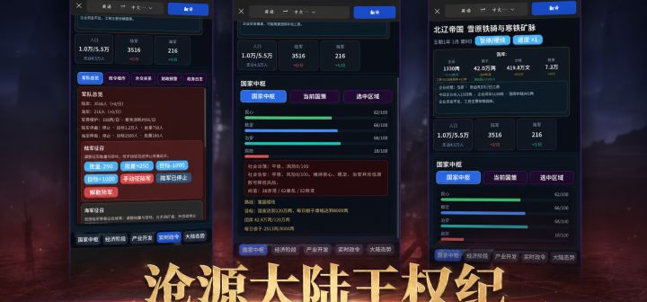 沧源大陆王权纪 封面