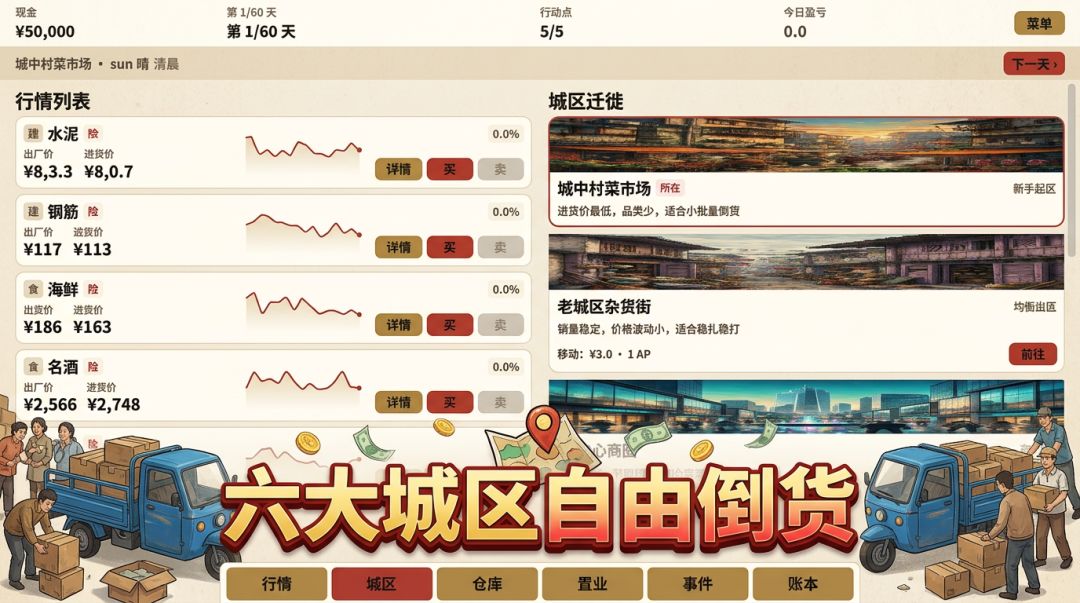 市井浮生：倒卖置业记游戏截图