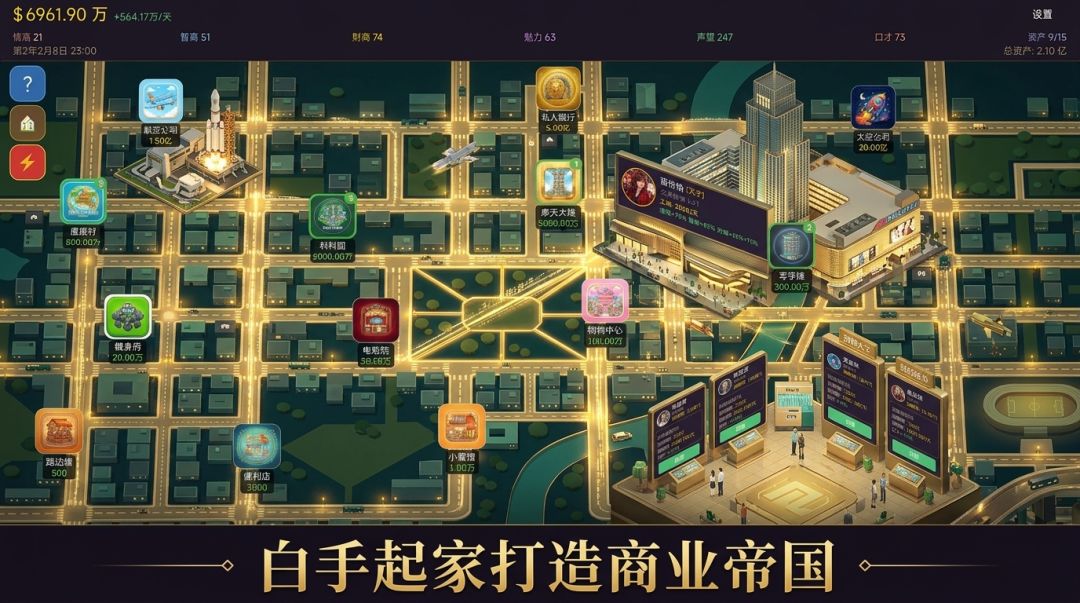 白手起家当霸总游戏截图