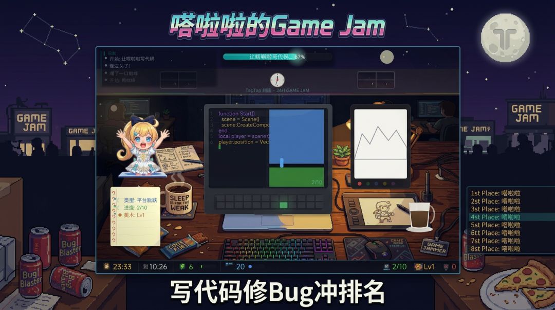 嗒啦啦的Game Jam游戏截图