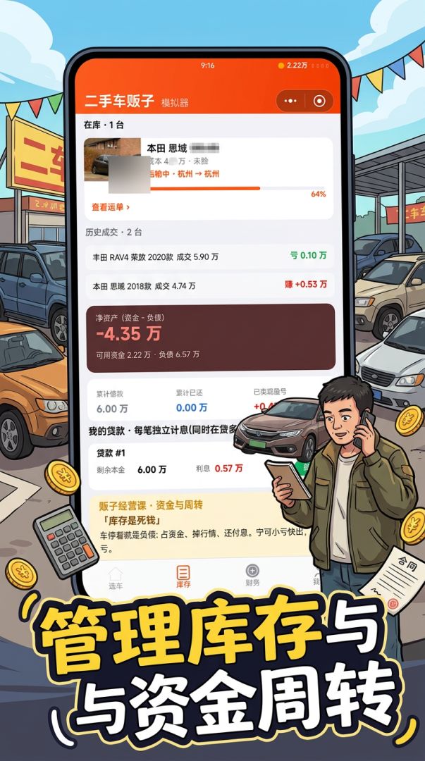 二手车贩子模拟器游戏截图