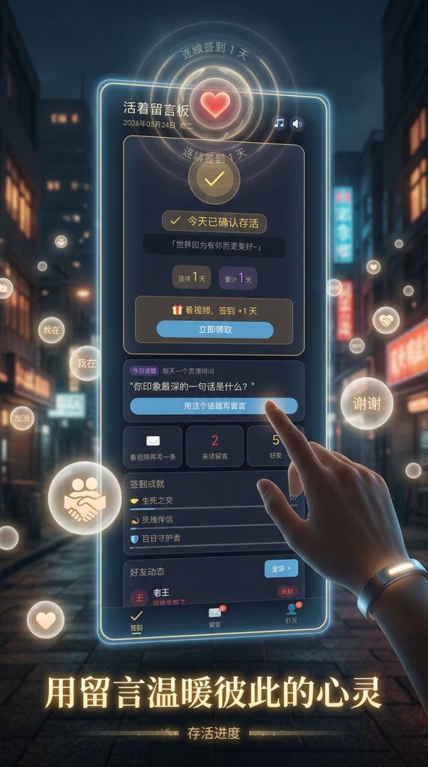 活着留言板游戏截图