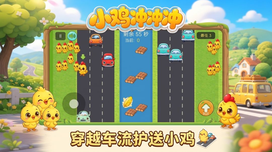 小鸡冲冲冲游戏截图