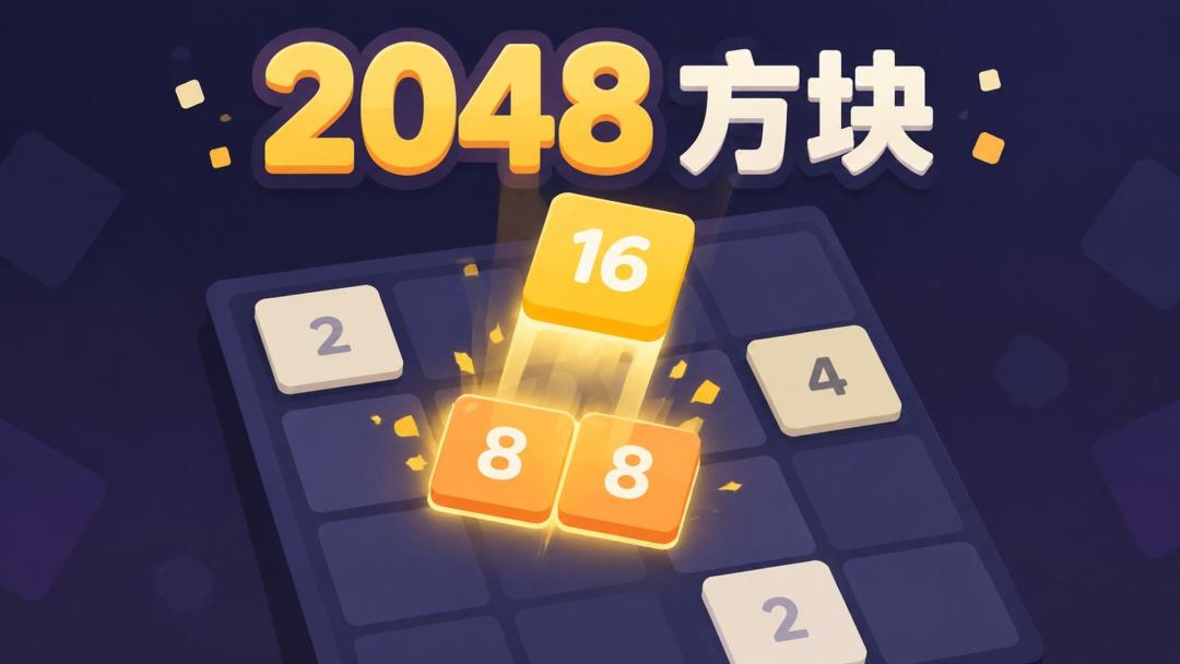 2048 方块游戏截图