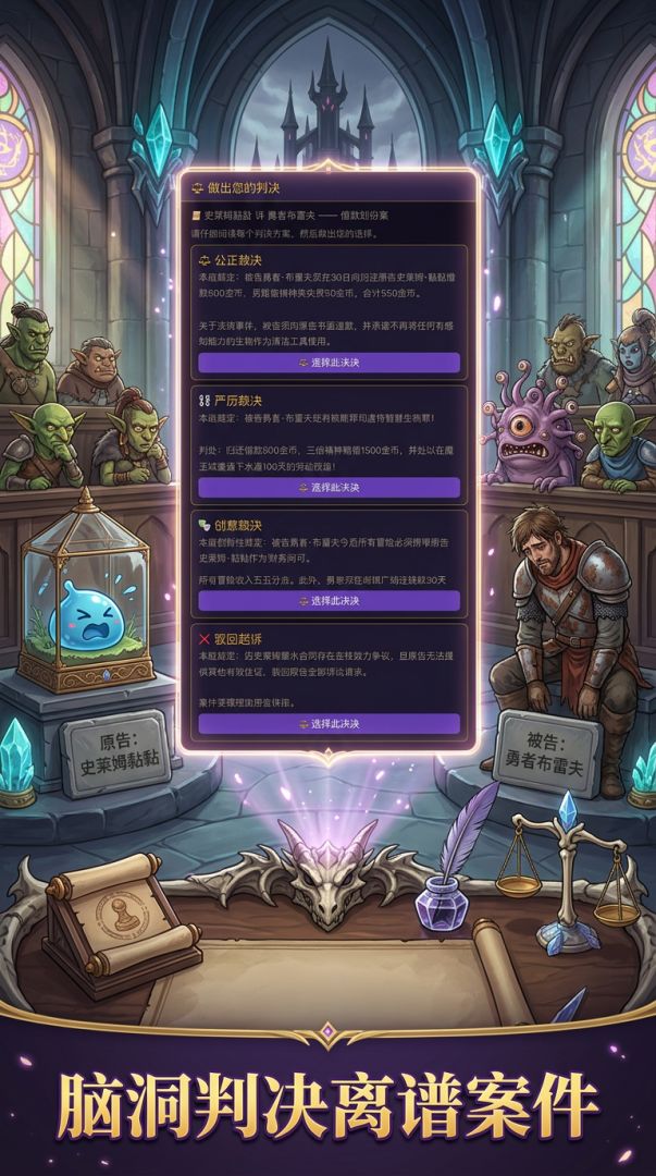 异世界大法官模拟器游戏截图