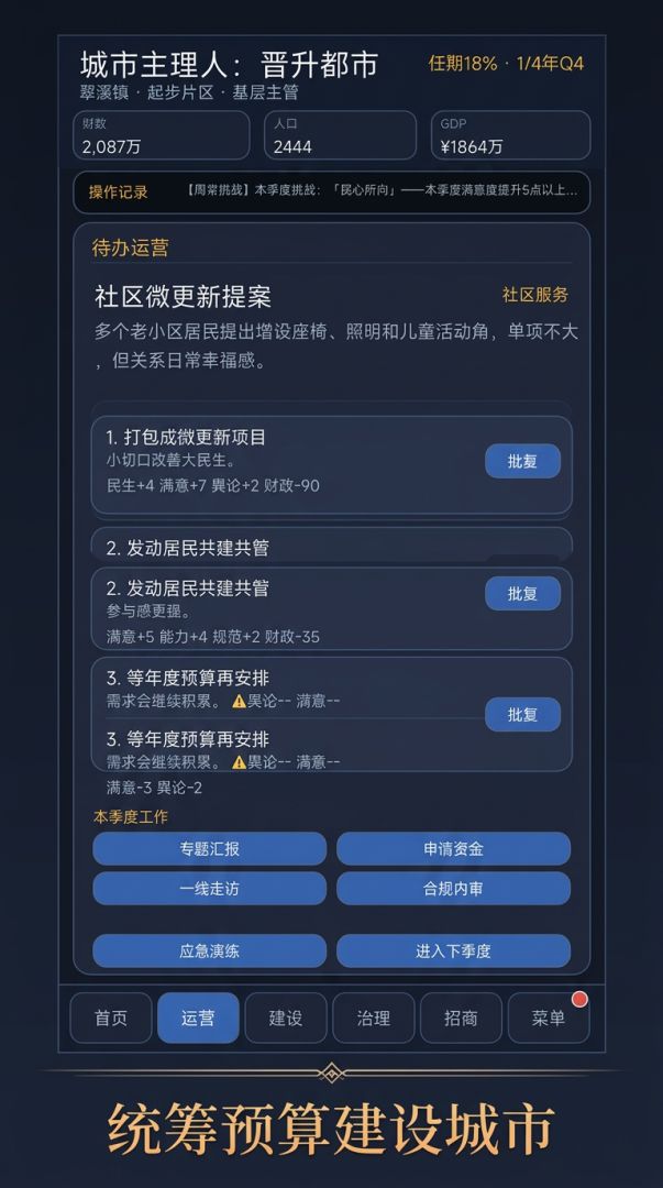 城市主理人:晋升都市游戏截图