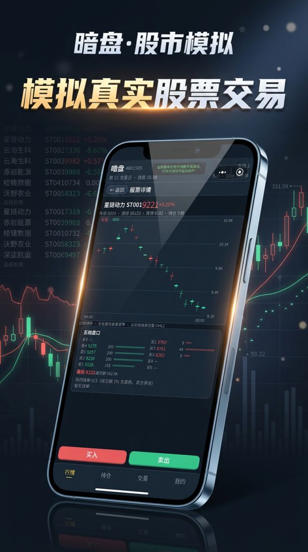 暗盘·股市模拟游戏截图