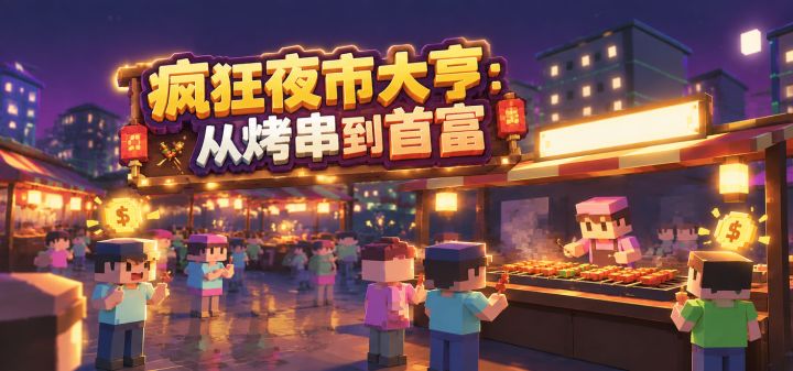 疯狂夜市大亨:从烤串到首富 封面