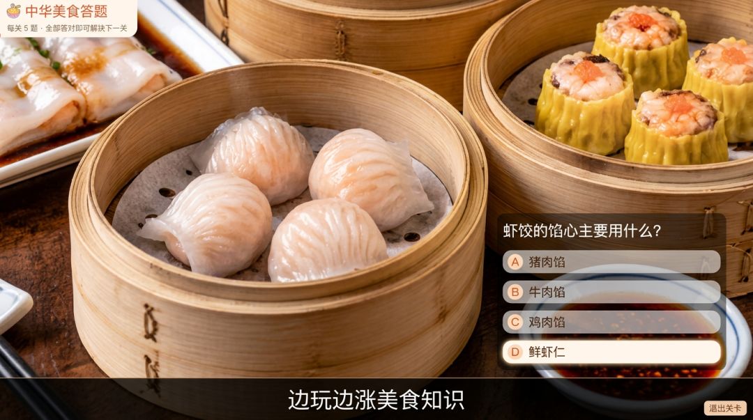 中华美食答题游戏截图