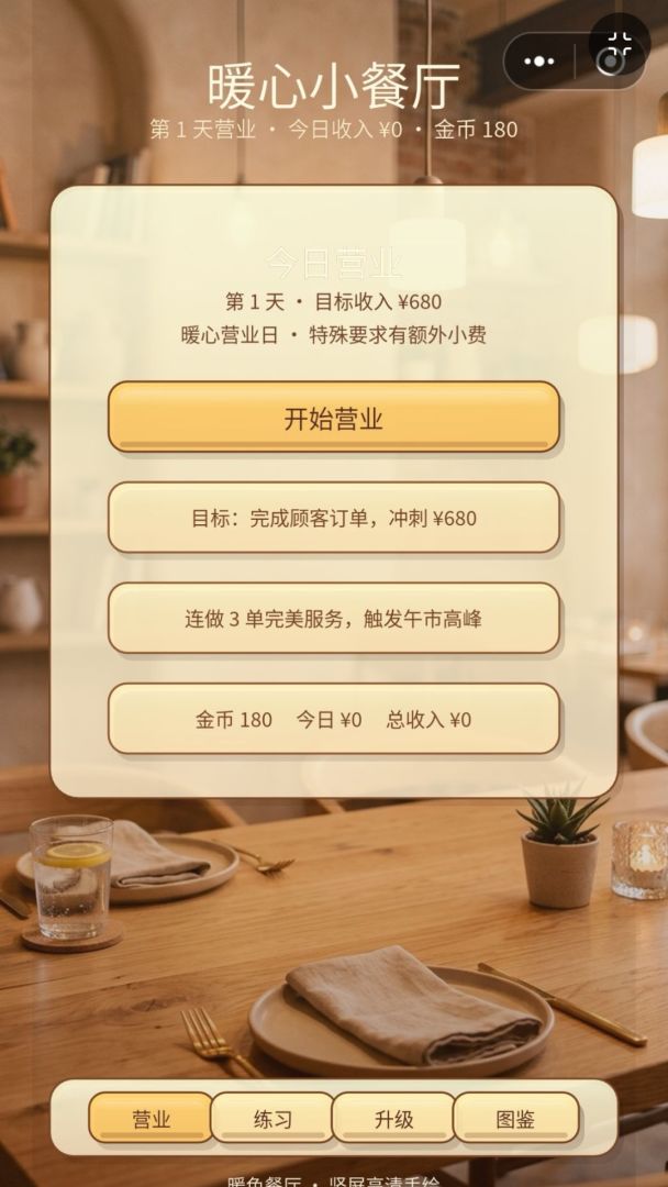 暖心小餐厅游戏截图
