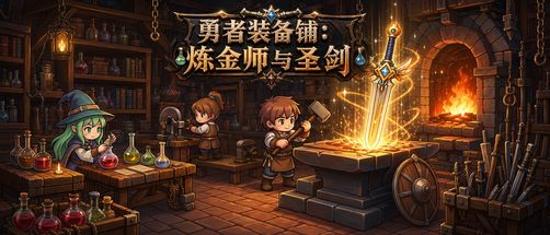 勇者装备铺:炼金师与圣剑 封面