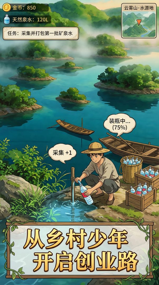 矿泉水大亨:从乡村小伙到集团老板游戏截图
