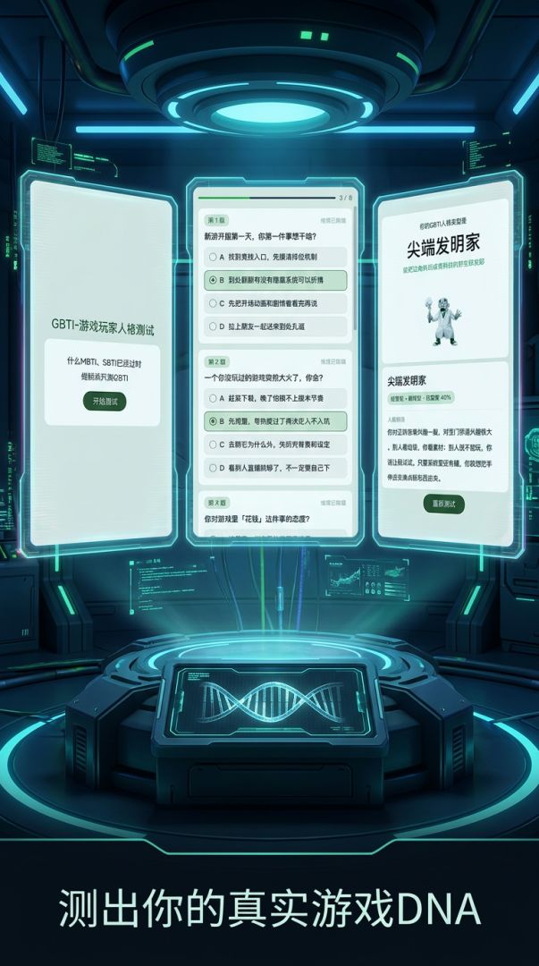 GBTI-游戏人格测试游戏截图