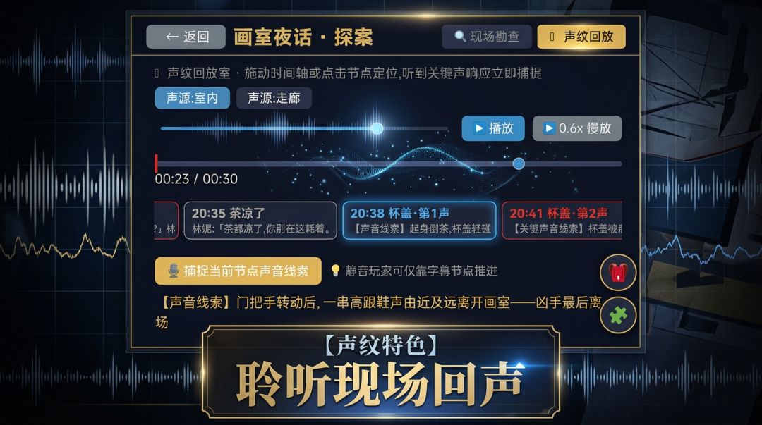 声纹卷宗游戏截图