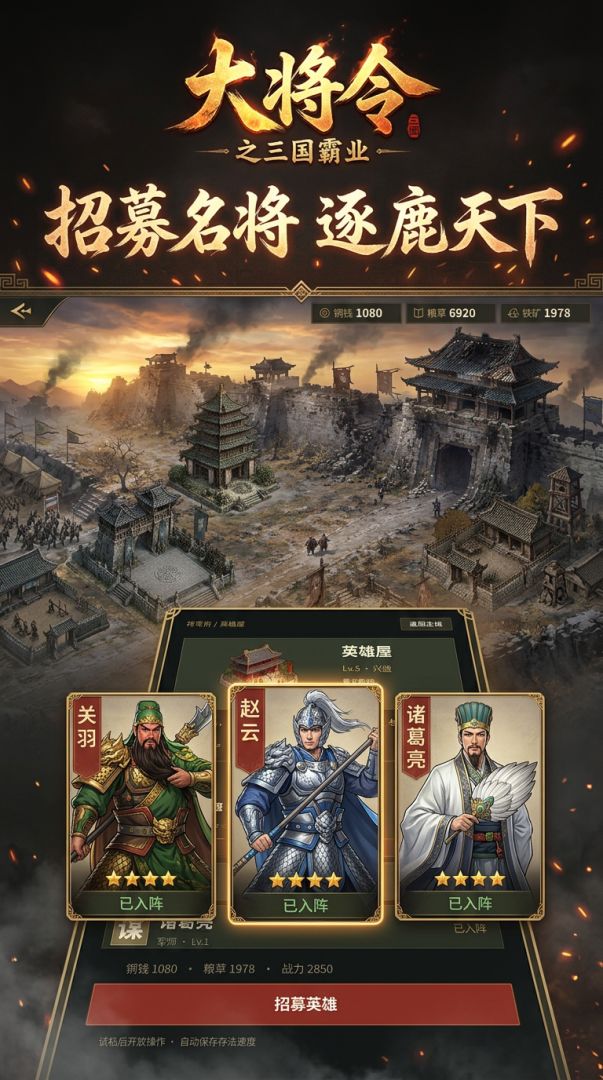 大将令之三国霸业游戏截图