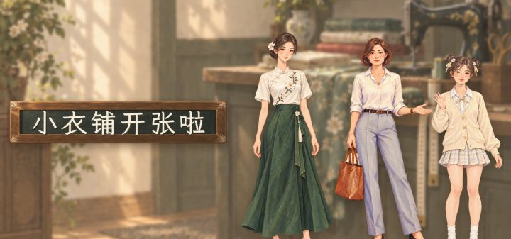 小衣铺开张啦 封面