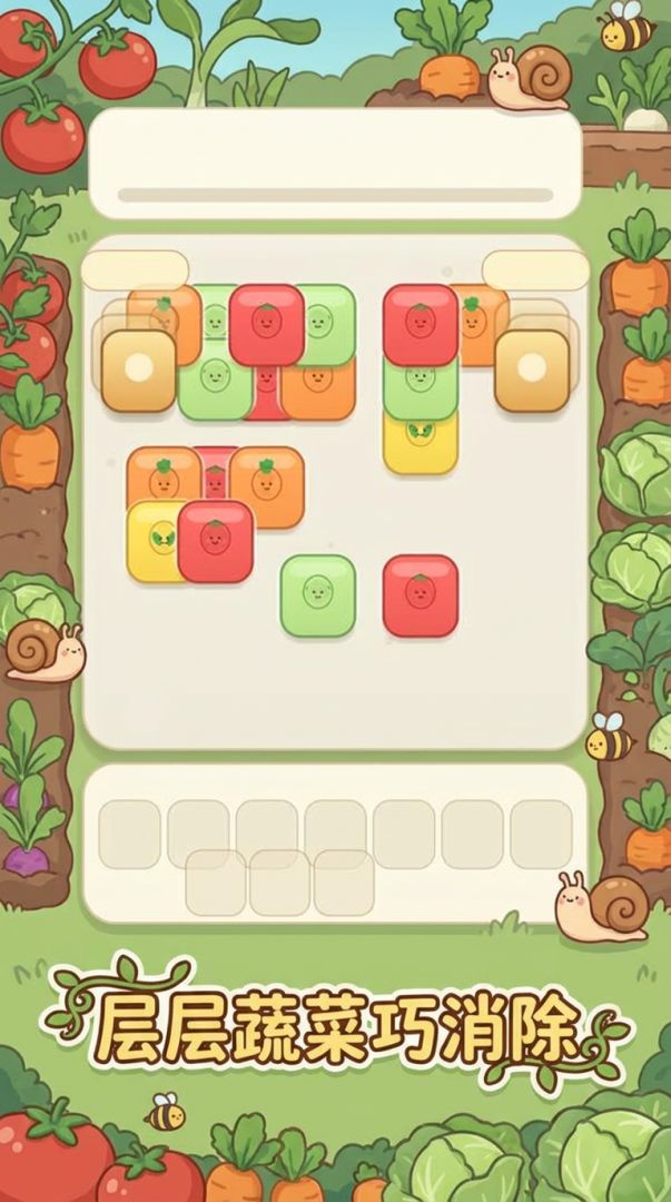 菜园叠叠消游戏截图