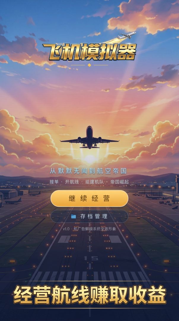 飞机模拟器:从默默无闻到航空帝国游戏截图