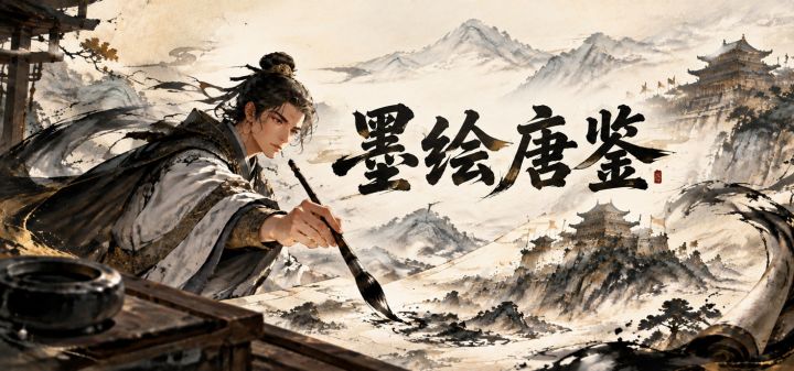 墨绘唐鉴 封面