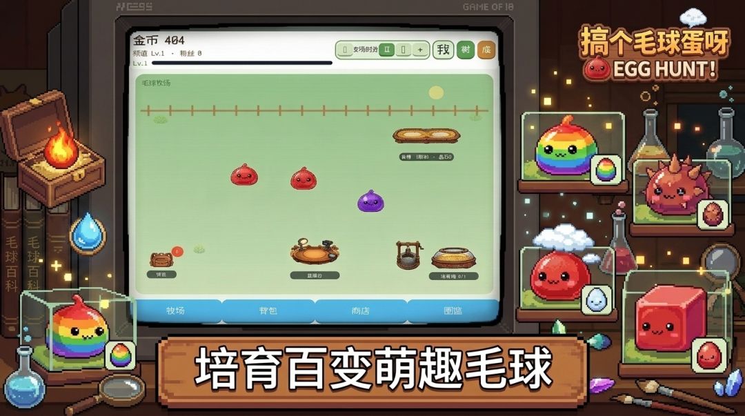搞个毛球蛋呀游戏截图