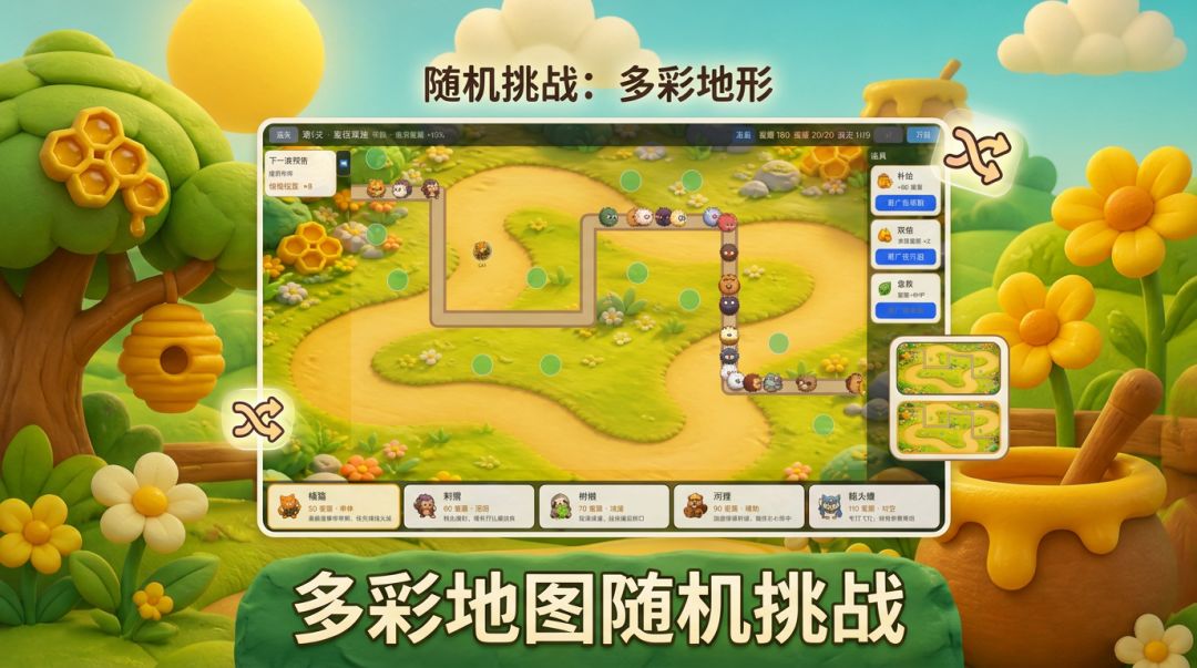 毛球防线游戏截图
