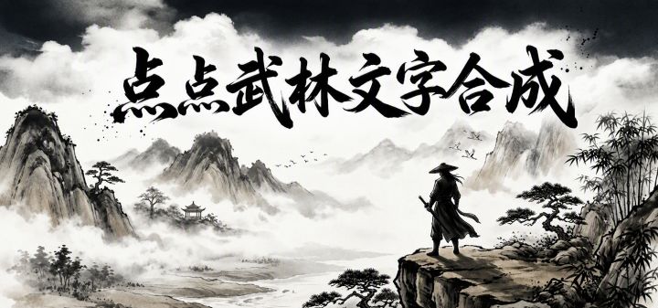 点点武林文字合成 封面
