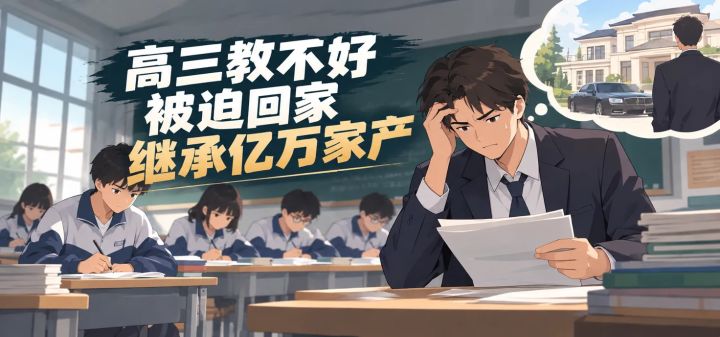 高三教不好被迫回家继承亿万家产 封面