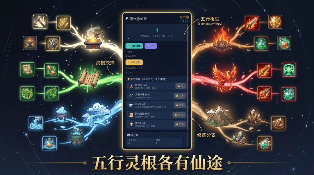 灵气修仙录游戏截图