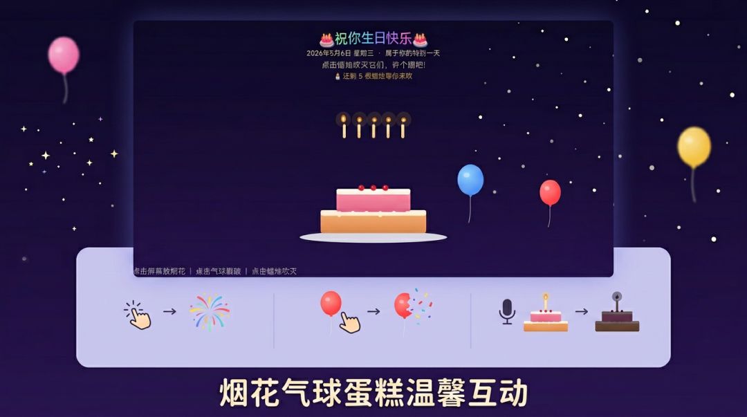 祝你生日快乐游戏截图