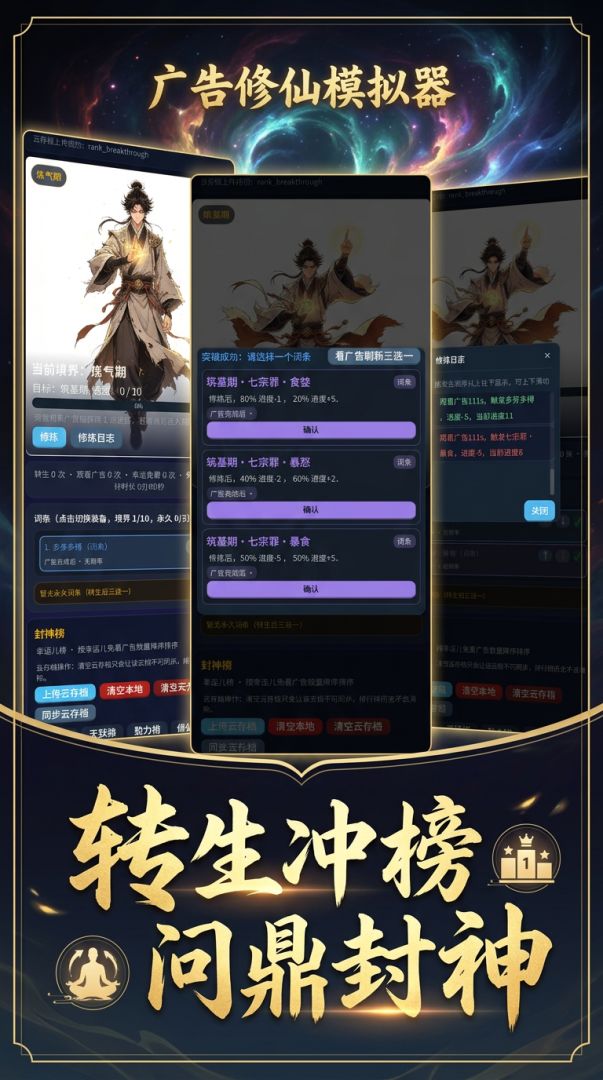 广告修仙模拟器游戏截图